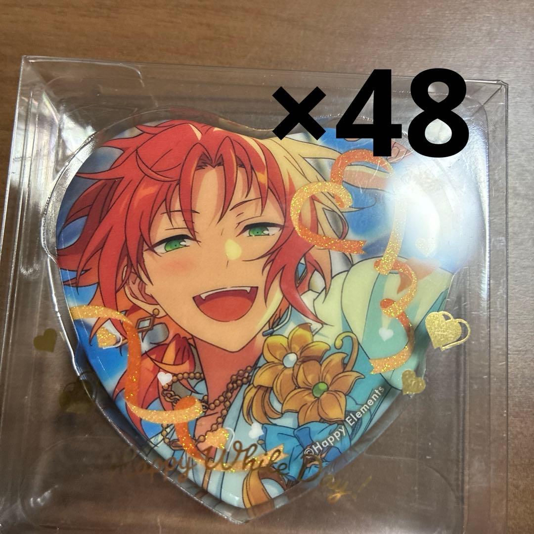 あんスタ 月永レオ ホワイトデー ハート缶バッジ - メルカリ