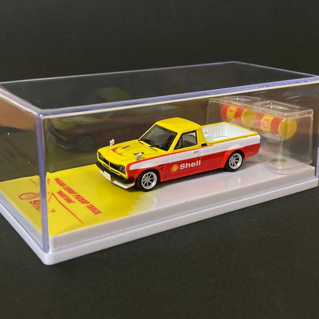 1/64シェル ニッサン サニー ハコトラ INNO64 × TINY