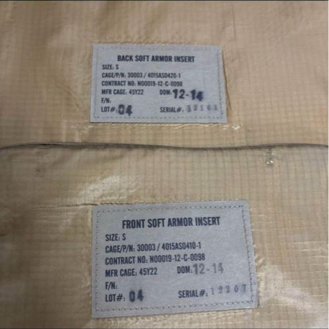 米軍実物 CMU-37/P ボディアーマー ソフトアーマー エアークルーサイズ