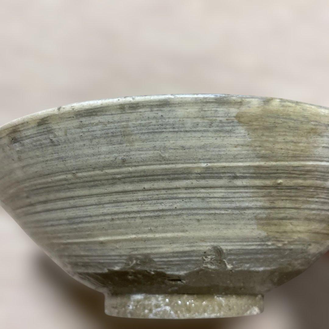 李朝前中期 刷毛目平茶碗 - メルカリ