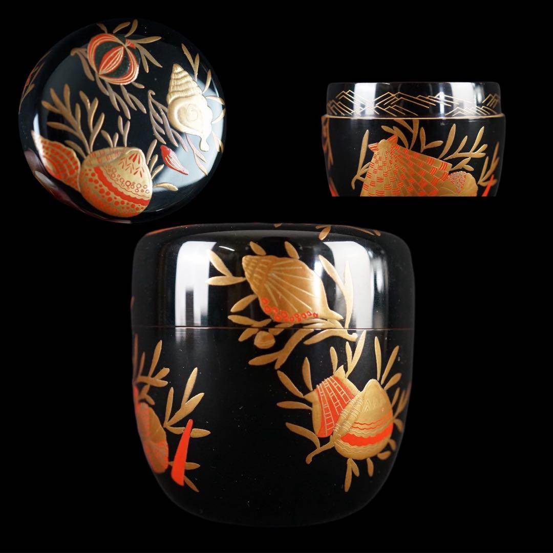 中村宗悦 而妙斎好写 海松貝蒔絵 大棗 共箱 茶道具 - メルカリ