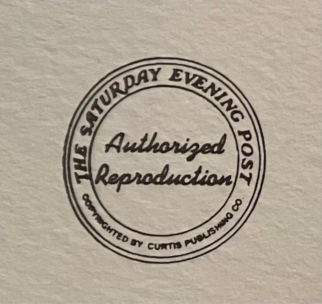 ノーマン・ロックウェル 『ソーダファウンテン』ダイヤモンド・スクリーニング