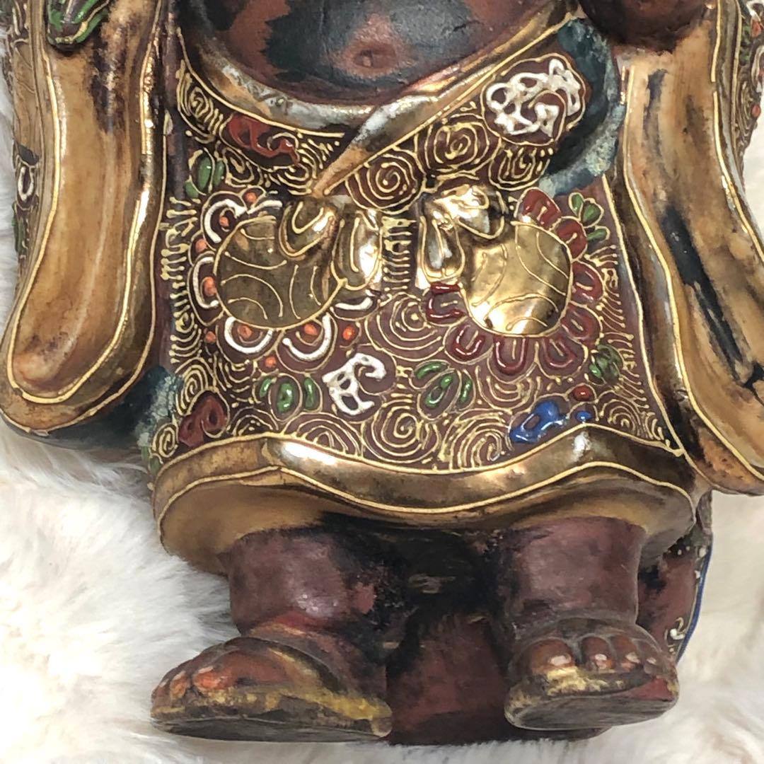 古民家 布袋仏像 極細工彫刻 旧家蔵出 人形 骨董品 アンティーク