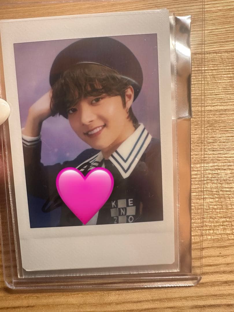 &TEAM 月波 サイン入り チェキ EJ ウィジュ &team 月波グッズ