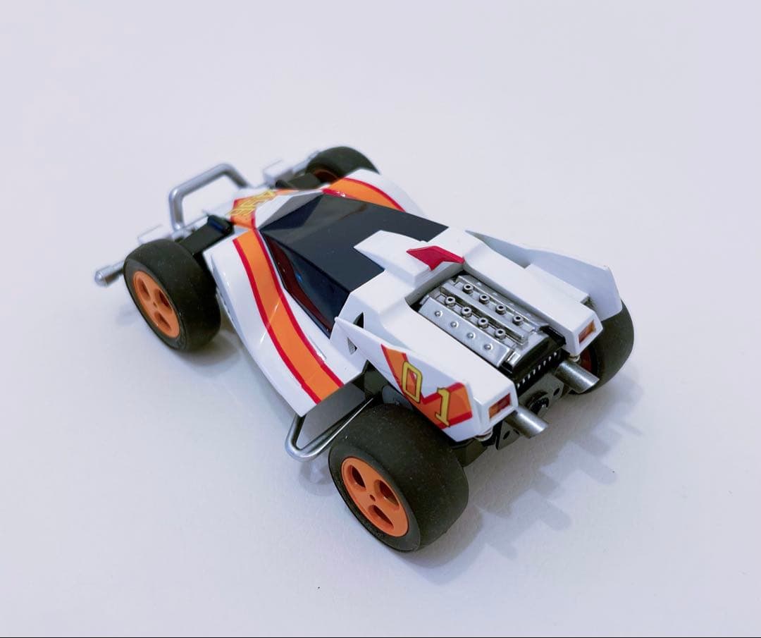 【 アニメ再現・全塗装】ボディ+シャーシ ダッシュ！四駆郎 スーパーエンペラー