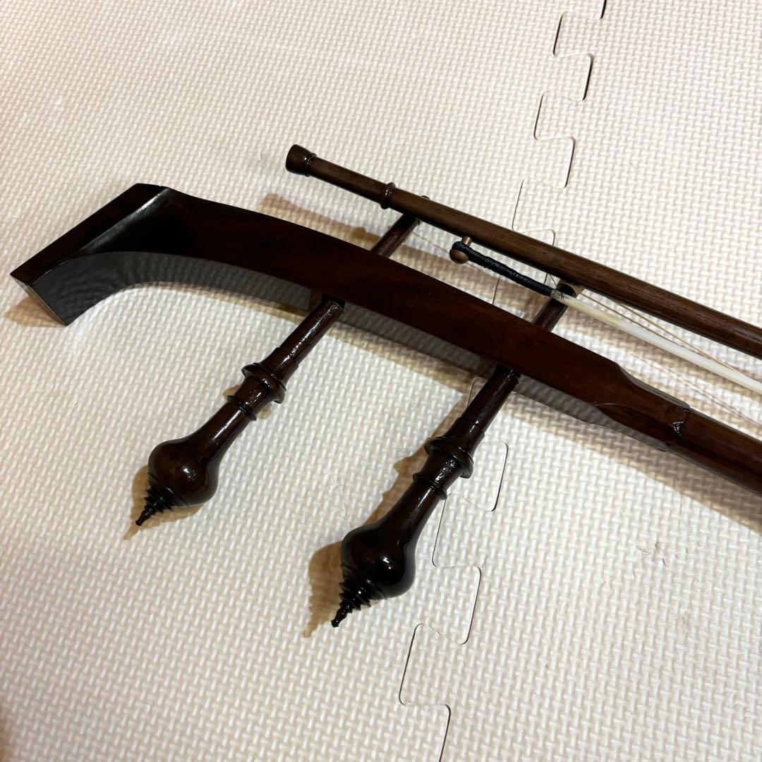 【希少】タイ楽器 ソードゥアン ニ胡 弦楽器 民族楽器