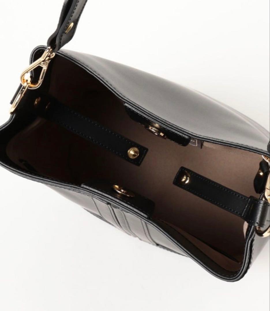 GIANNI NOTARO フレームバケットバッグ　NERO ジャンニノターロ