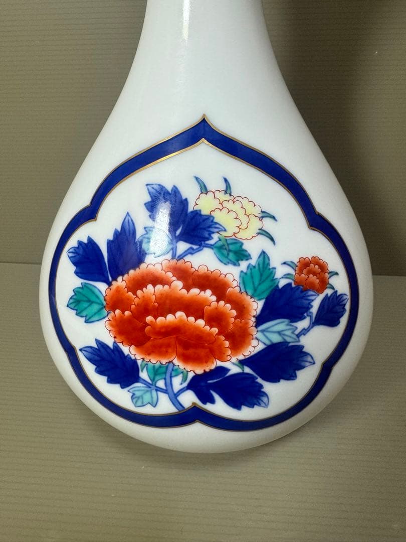 2228 香蘭社 金彩 花瓶