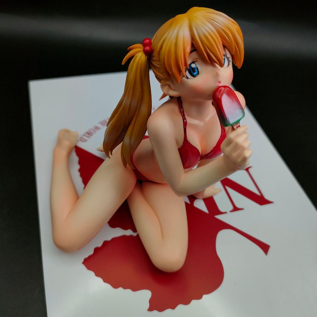 エヴァンゲリオン　式波・アスカ・ラングレー　水着　ガレージキット【全塗装完成品