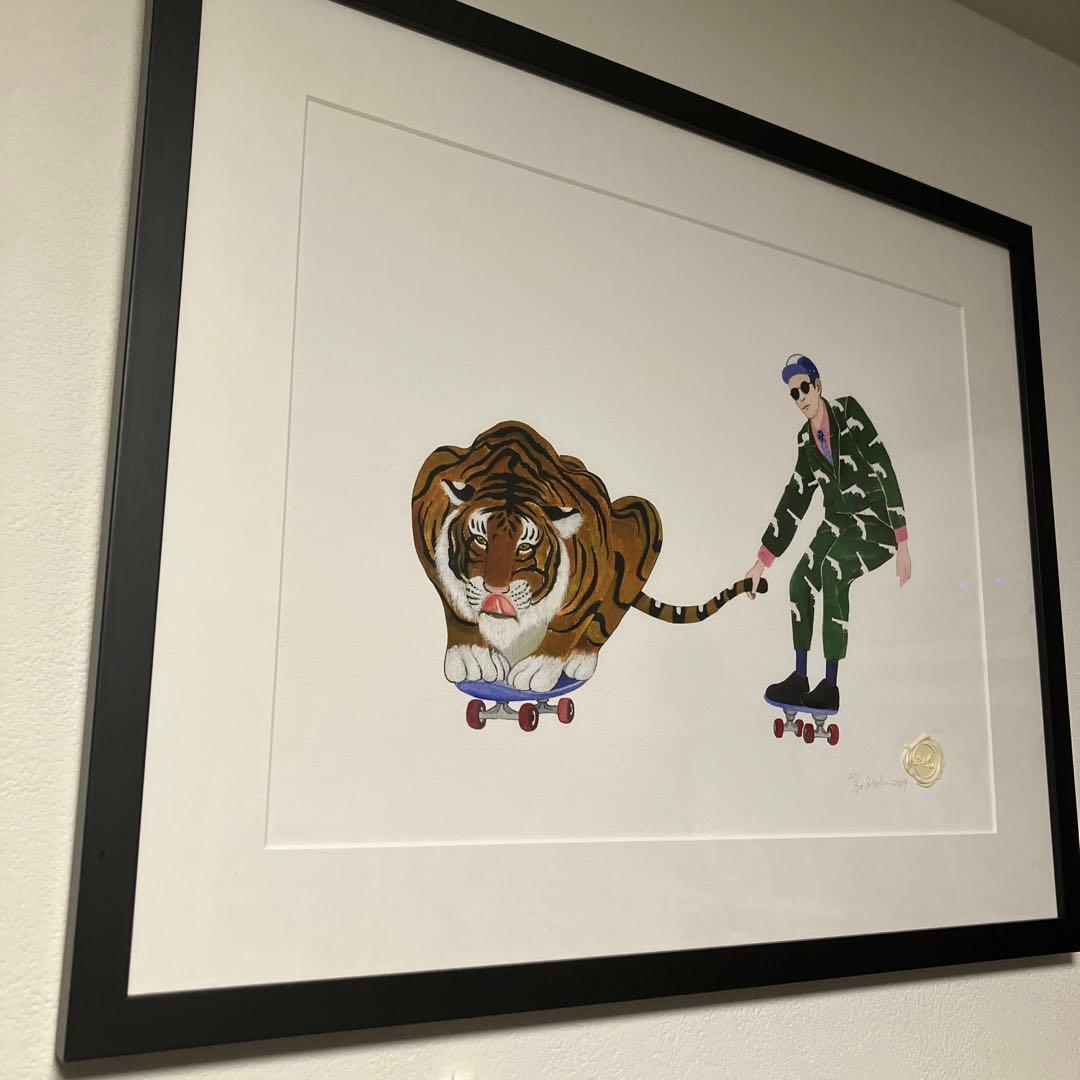 ZISHI シルクスクリーン② COMOLI AURALEE ENNOY