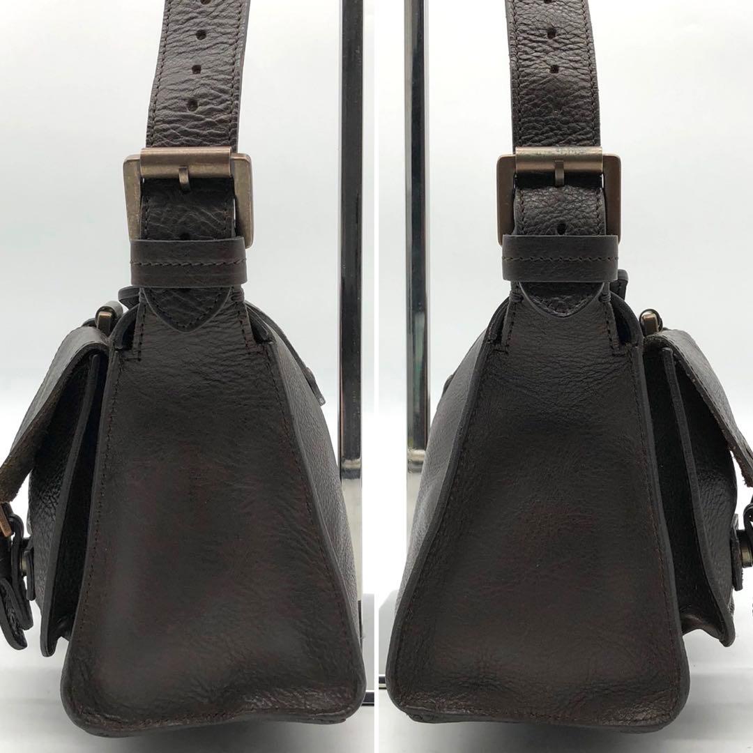 ✨極希少✨マルベリー ワンショルダーバッグ ミニロクサンヌ レザー ブラウン