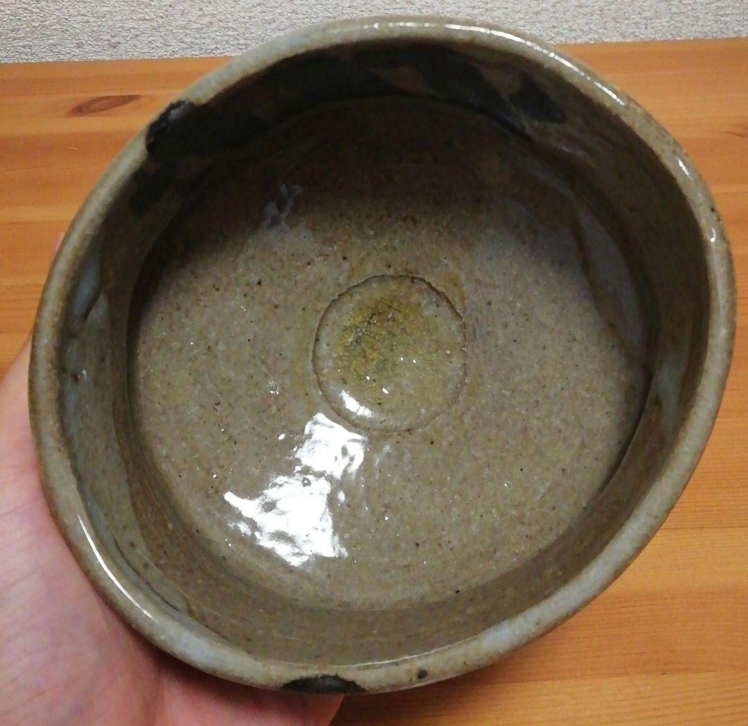 小林一雅作 唐津焼 絵唐津 沓 茶碗 共箱 共布 茶道具