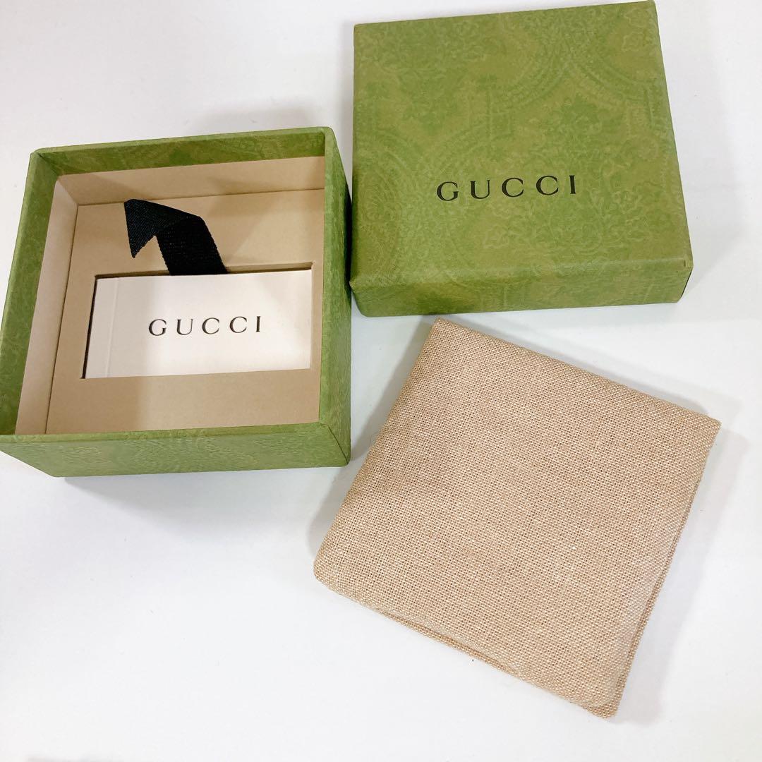 美品 グッチ 保存袋 空箱 10個セット アクセサリー入れ 現行品 緑 麻