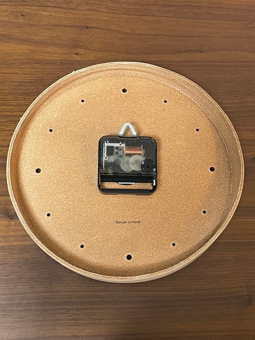 【Hender Scheme／エンダースキーマ】clock 5（レザークロック）