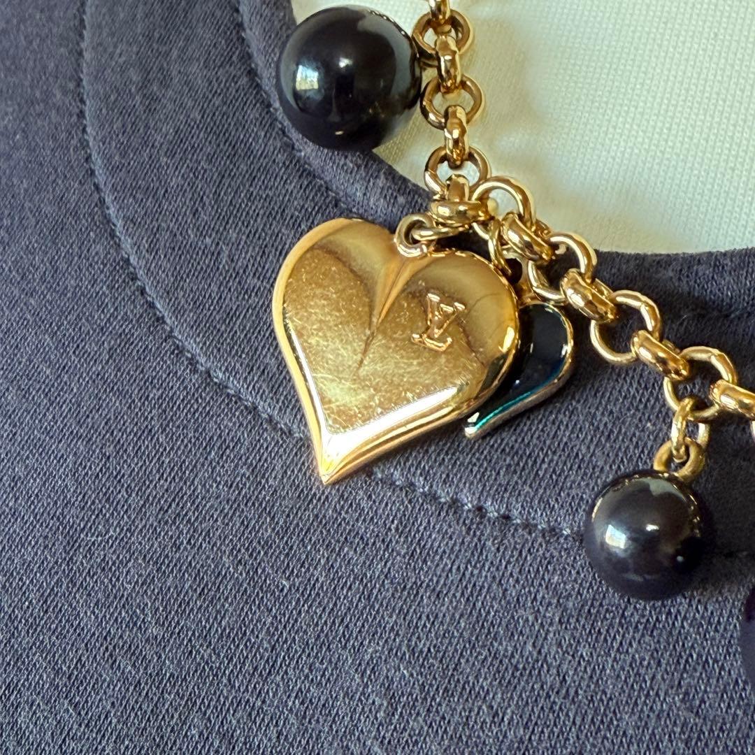 【ルイ ヴィトン】ネックレス付き ノースリーブカットソー タンクトップ Sサイズ