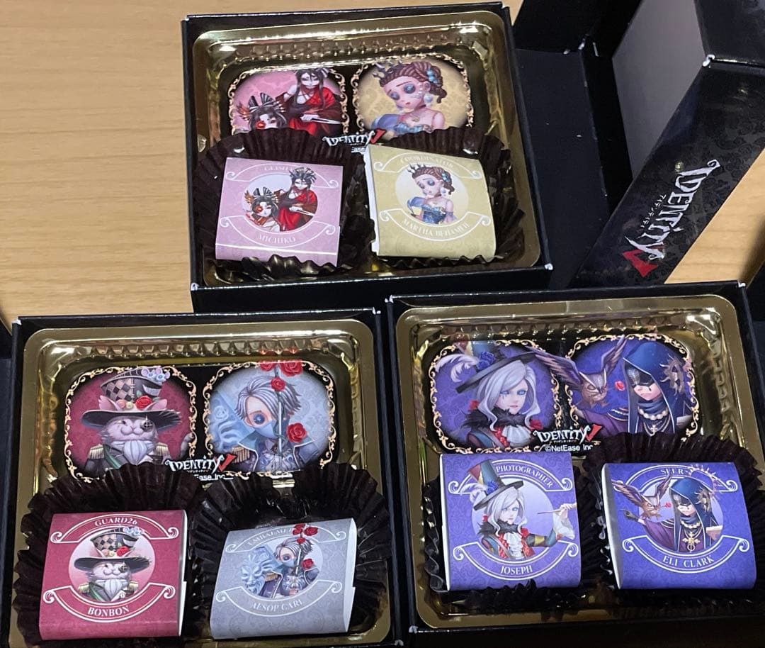 第五人格(IdentityV) チョコ＆角缶バッジギフト キャラクターグッズ