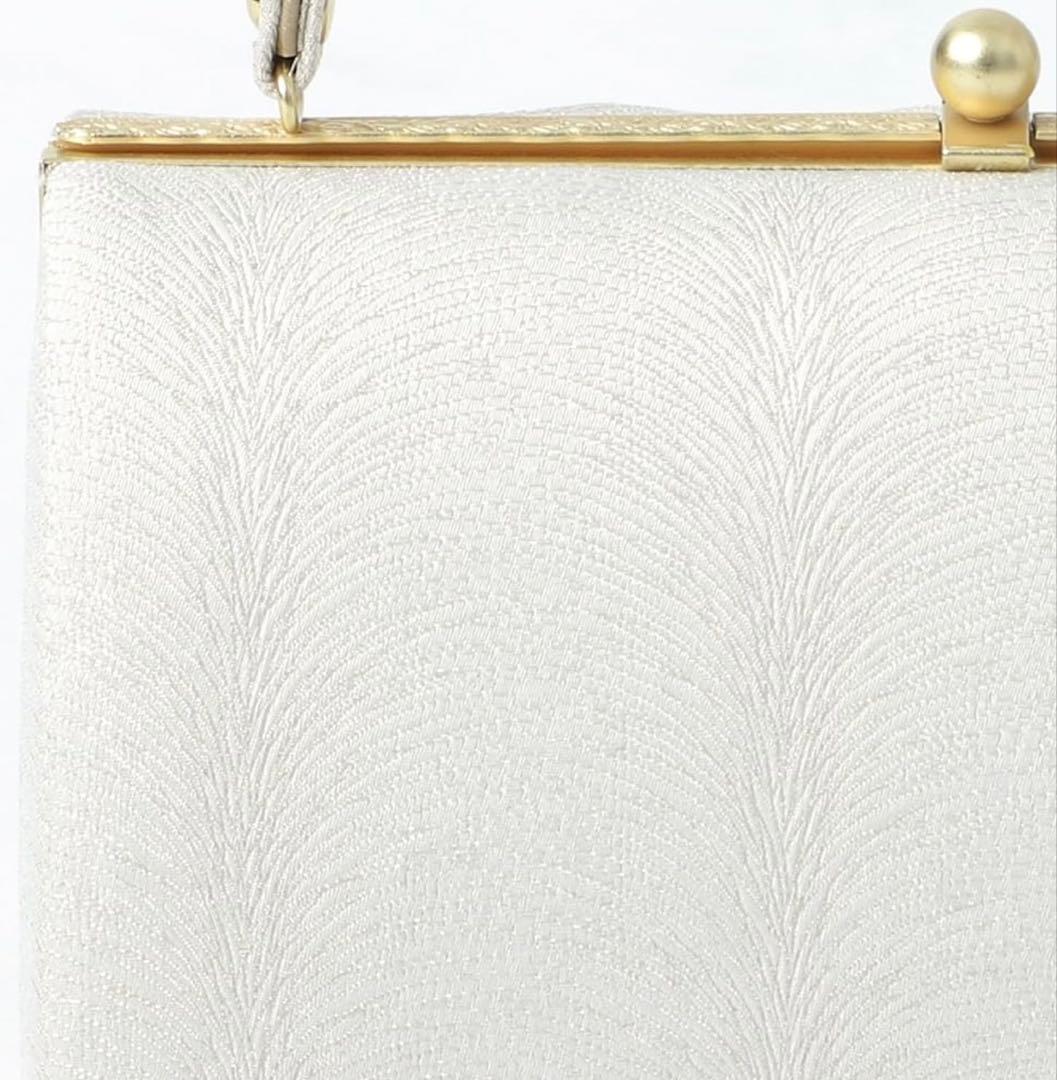 草履バックセット　銀ミンク　Fサイズ　銀