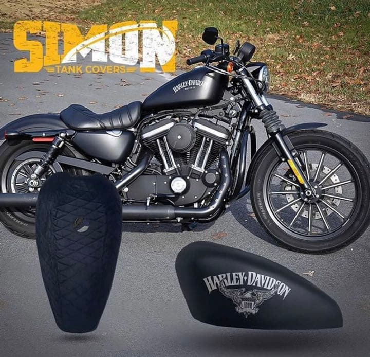 ハーレーダビットソン XL1200NS 883 タンクカバー SIMON ベスト