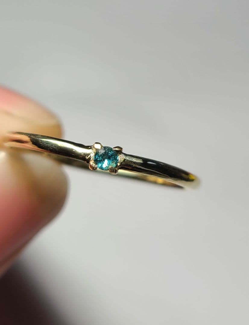 JiJikoro☆様専用☆ブラジルバターリャパライバトルマリンリング