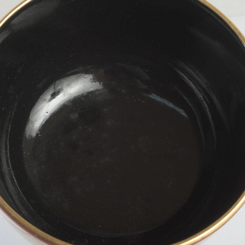 茶道具 京焼 橋本永豊造 仁清写 金菱 茶碗 時代箱 V 9835 - メルカリ