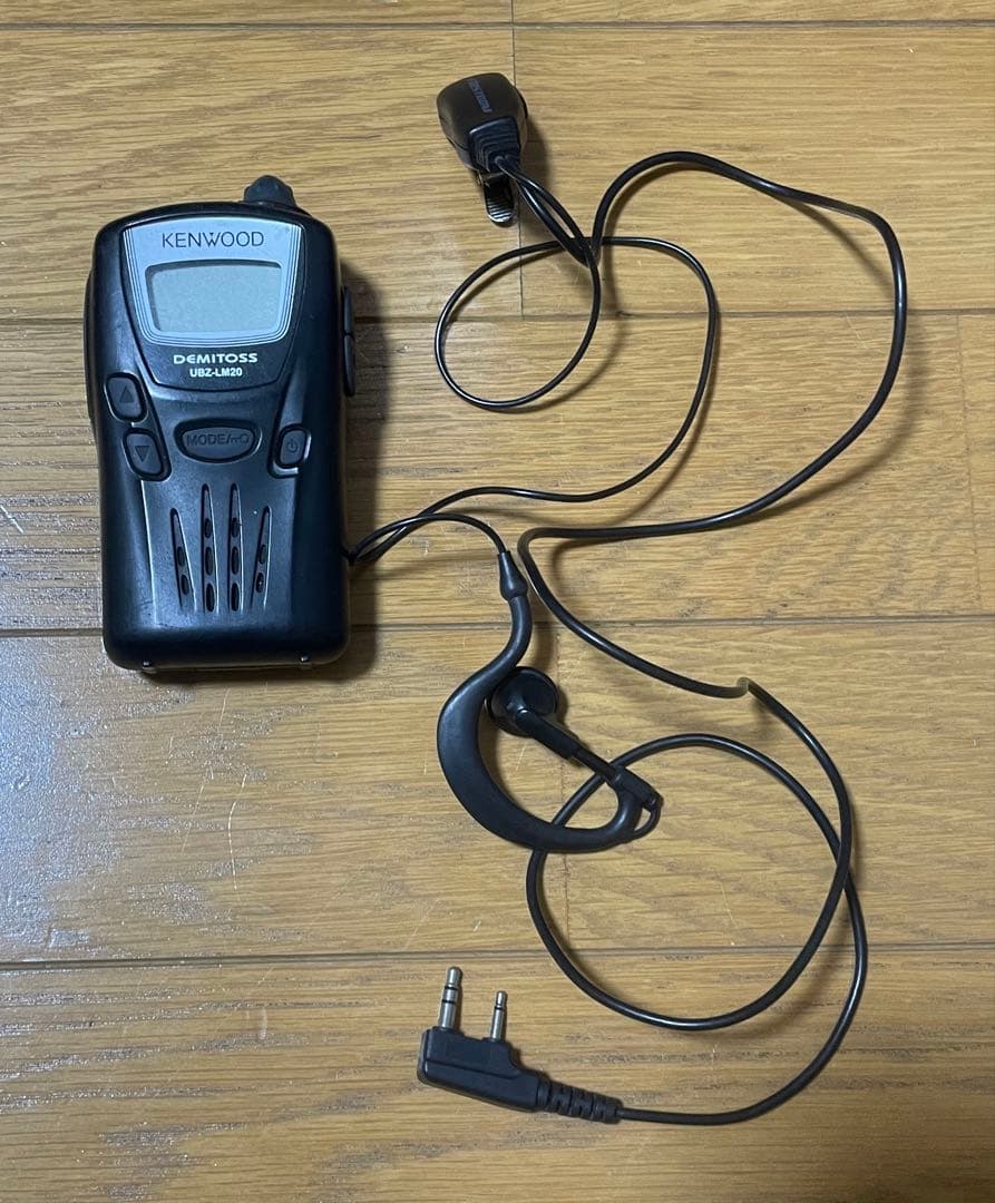 KENWOOD UBZ-LM20 トランシーバー イヤホンマイク付き - メルカリ