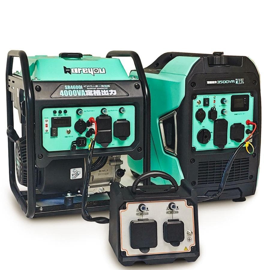 ☆高品質！☆インバーター発電機 二台以上並列 発電機用 二台