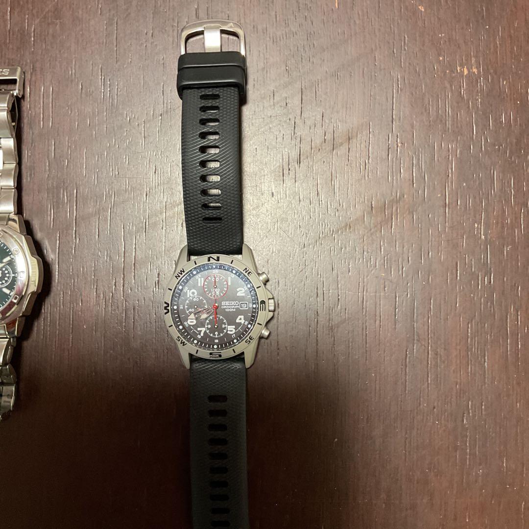 クォーツ腕時計 ステンレススチール ２本セット