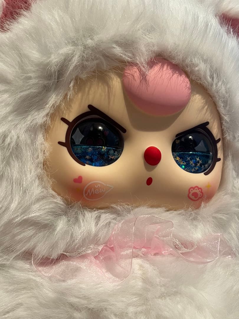 ピ*ウ様 BABYTHREE ベイビースリー AI 800% 猫 白 ねこ ぬい