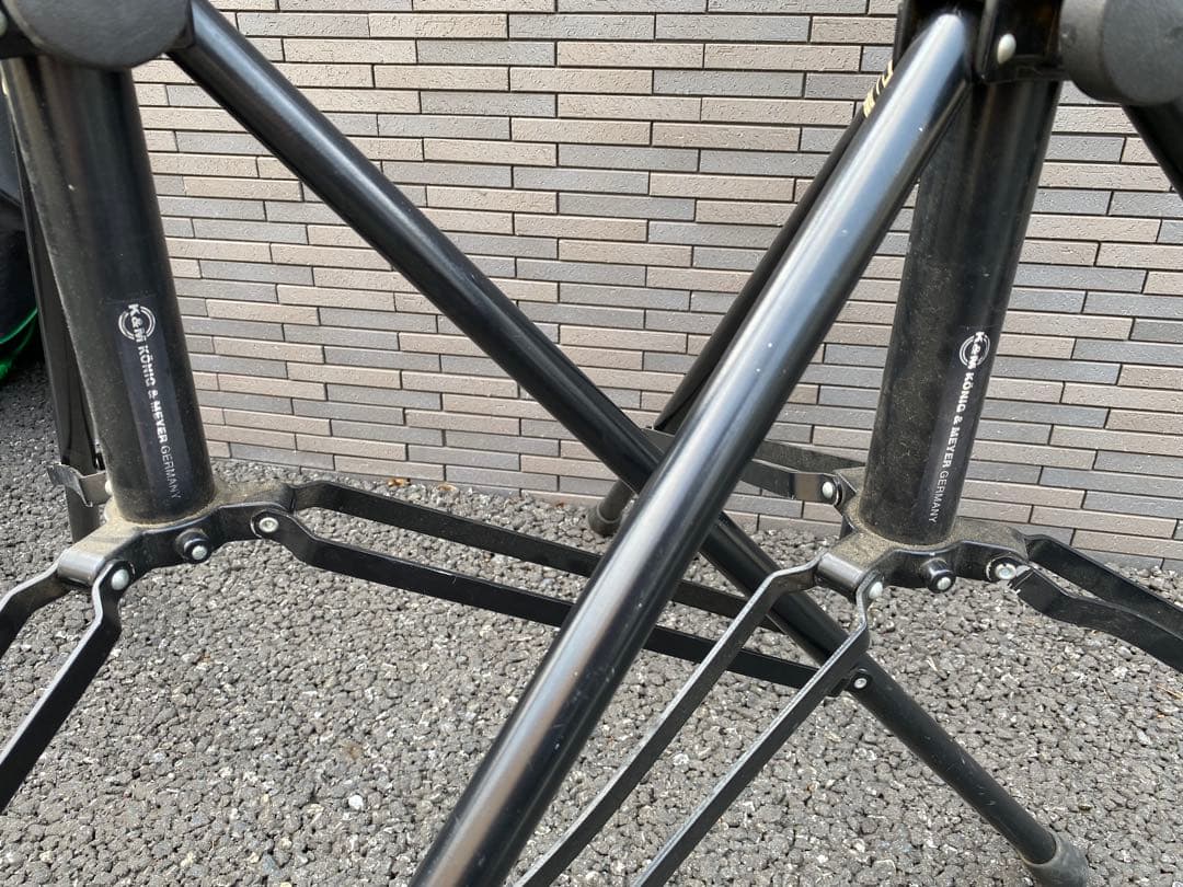 K&M スピーカースタンド 2本セット ケース付き！