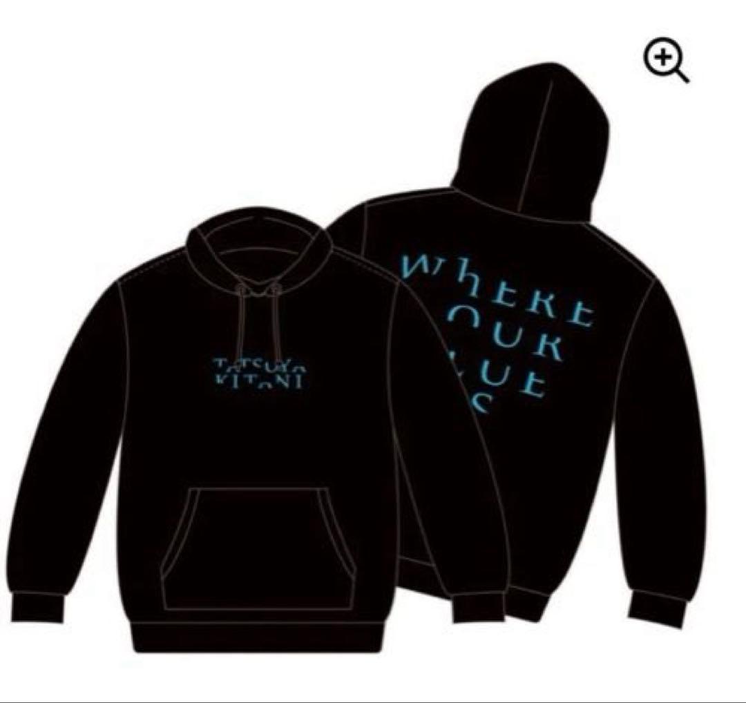《未使用品》キタニタツヤ \"WHERE OUR BLUE IS\"パーカー　黒 Ｌ