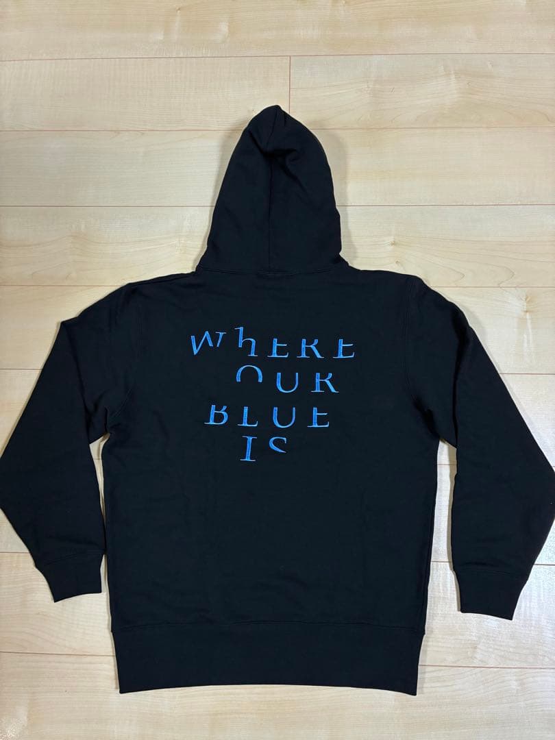 《未使用品》キタニタツヤ \"WHERE OUR BLUE IS\"パーカー　黒 Ｌ
