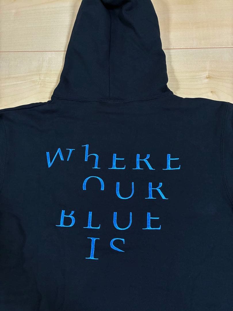 《未使用品》キタニタツヤ \"WHERE OUR BLUE IS\"パーカー　黒 Ｌ