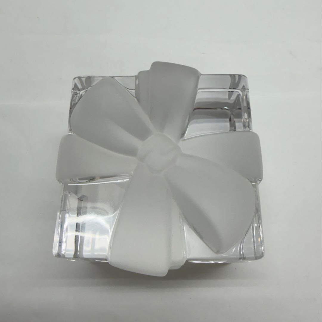 Tiffany＆Co. クリスタル リボンボックス ペーパーウェイト - メルカリ