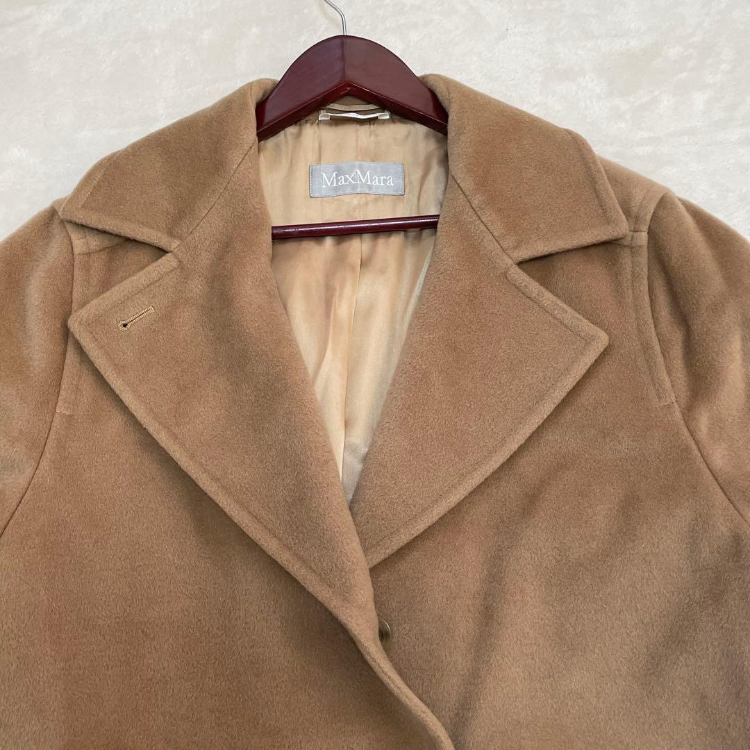 幻の48サイズ】マックスマーラ ロング チェスターコート 銀タグ 大きい