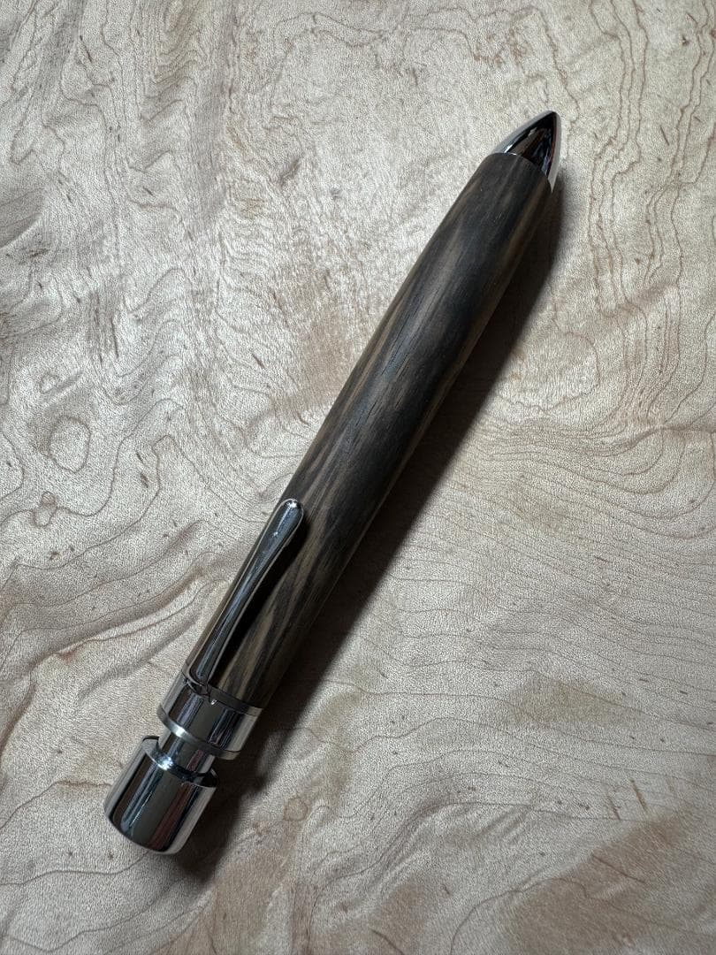 【工房楔　グラッソ】黒柿孔雀杢