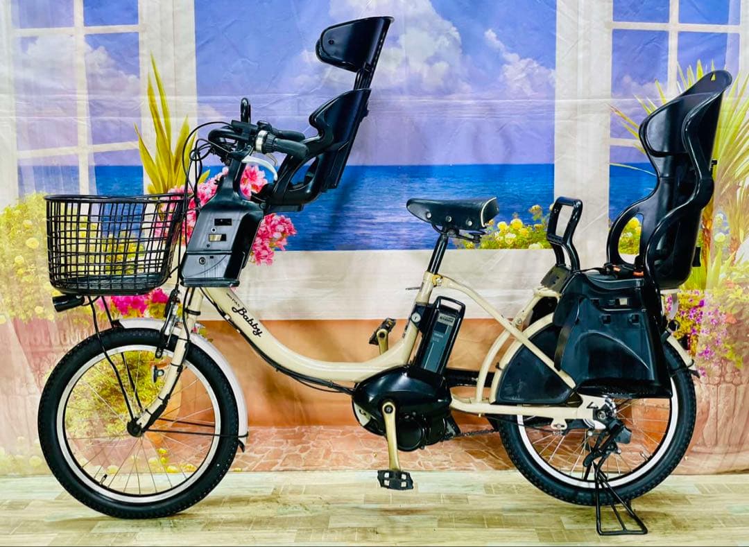 ヤマハ 子供乗せ電動アシスト自転車 12Ah パスキス12AH⭐️人気モデル