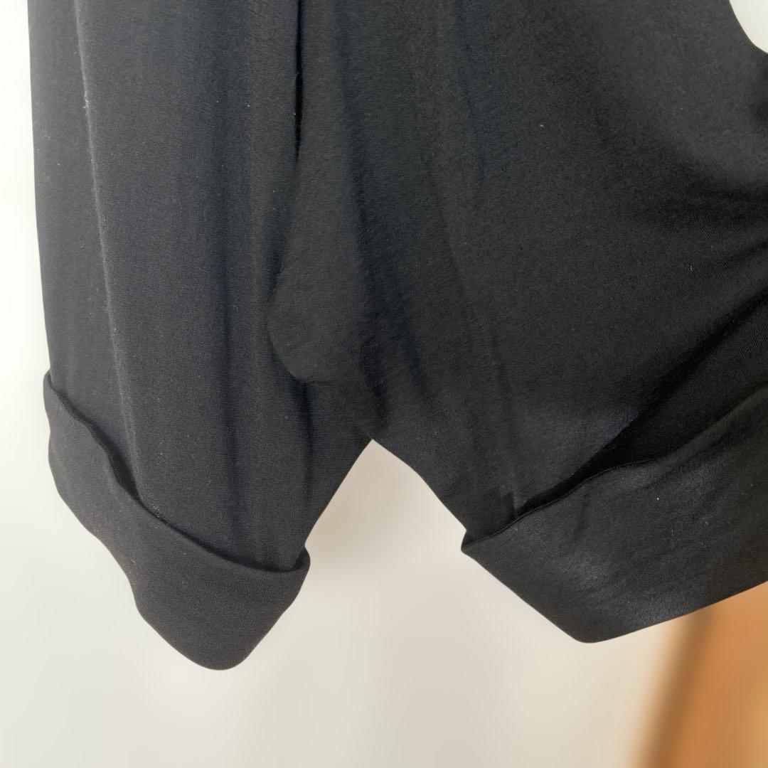 ジュンヤワタナベ　黒サルエルパンツ 伸縮性ウエスト