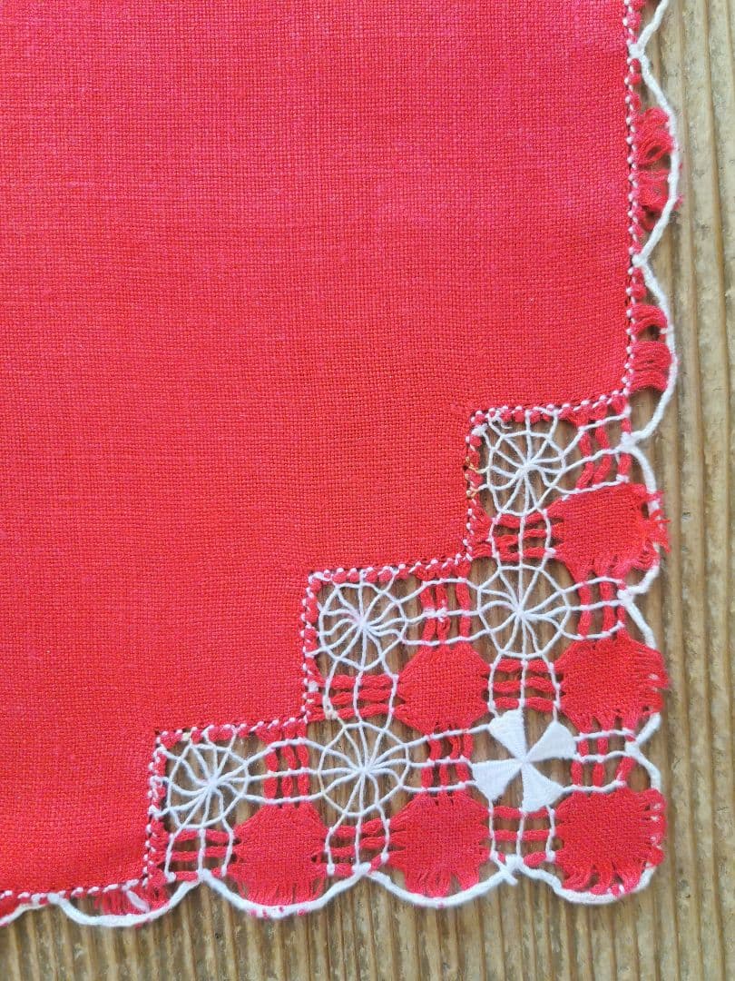 アンティークイギリス ホワイトニードルワークsabaレース梯子刺繍