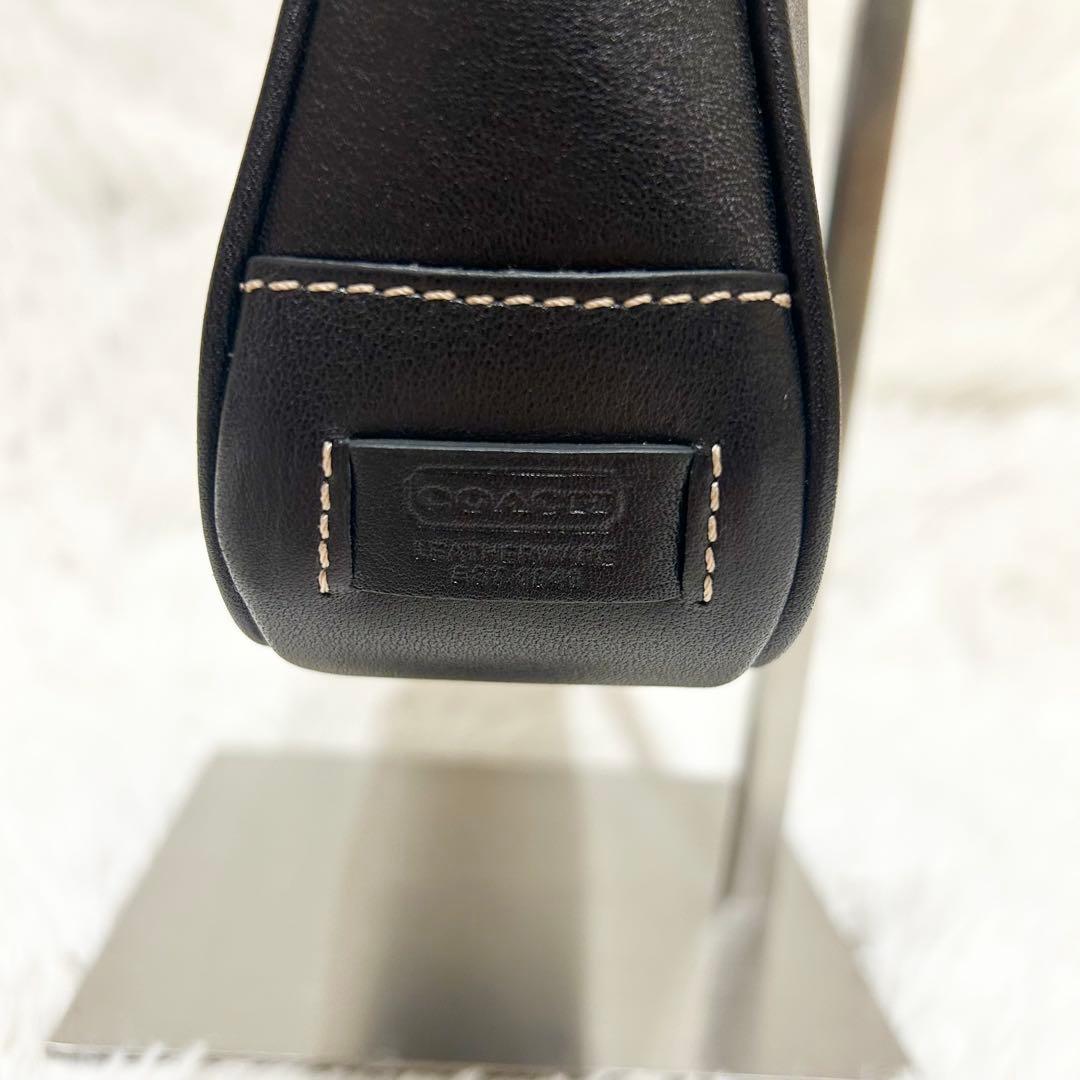 未使用級✨COACH ワンショルダーバッグ アクセサリーポーチ レザー y2k