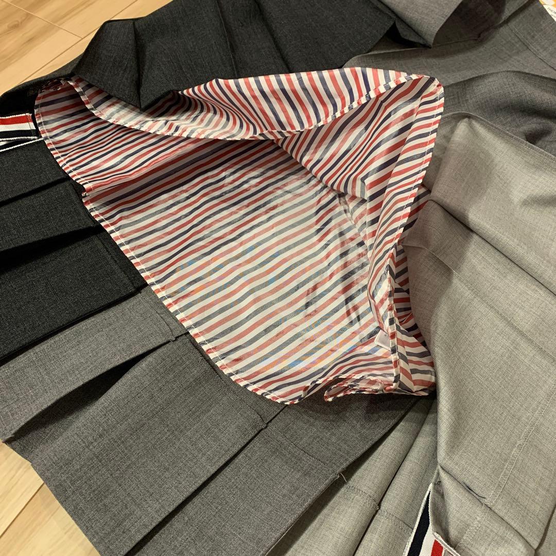 ［美品］定価20万 Thom Browne プリーツスカート ミドル丈
