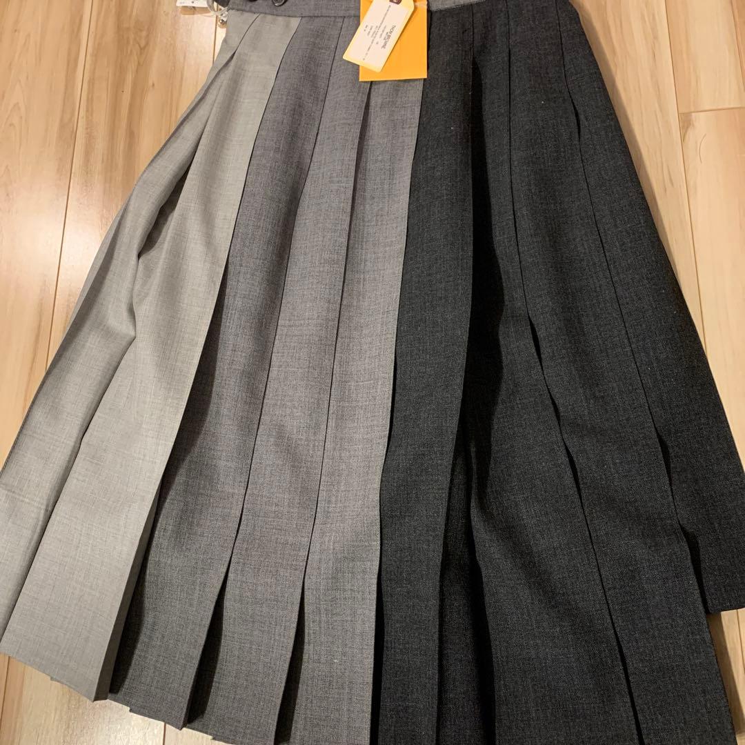 ［美品］定価20万 Thom Browne プリーツスカート ミドル丈
