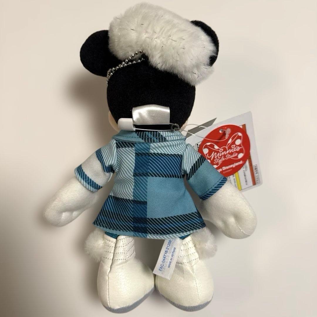 ミニーのスタイルスタジオ　ミニー　ぬいぐるみバッチ　冬　ぬいば　ミニスタ