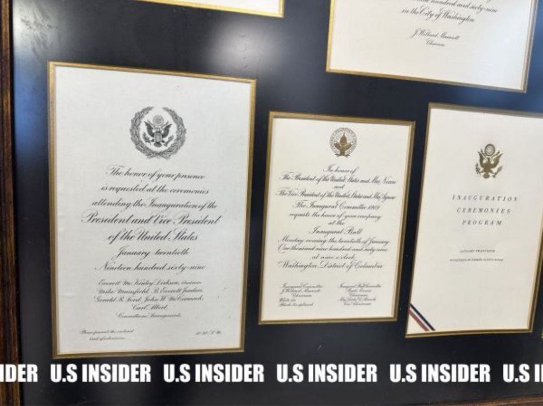 1969年 リチャード・ニクソン大統領、スピロ・アグニュー副大統領 就任