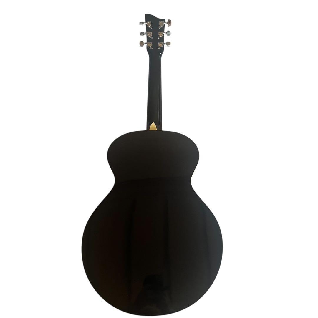 ハート型 ホール ブラック アコースティックギター JJ HEART