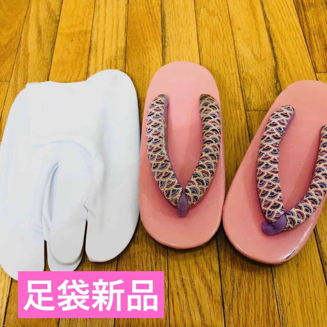 七五三七歳未使用着物‼️人気赤地暈し⭐︎手毬花々煌びやか際立つ⭐︎安心フルセット