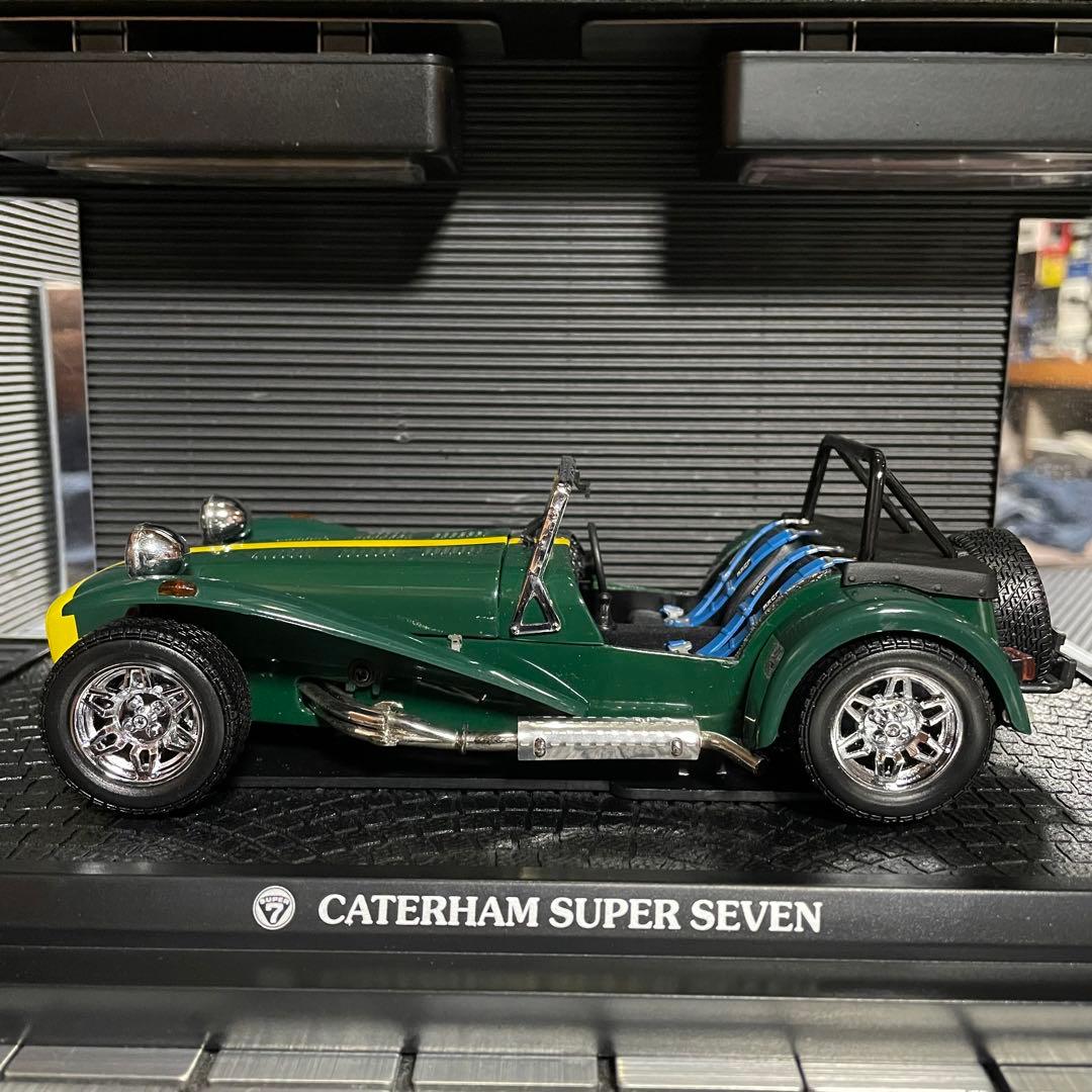 絶版未展示品 京商 1/18 ケータハム スーパーセブン イエローライン