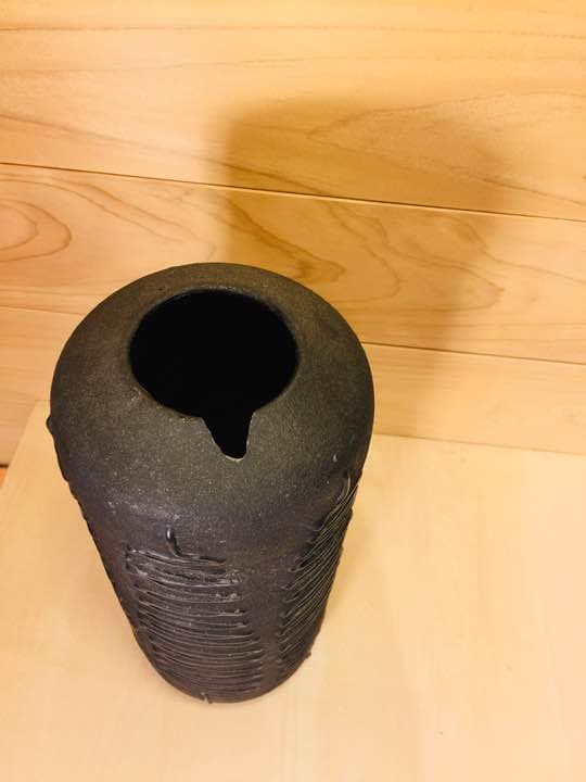 碗□古い染付平茶碗 唐草文 安南 お茶道具 古玩 唐物 中国 時代物 骨董