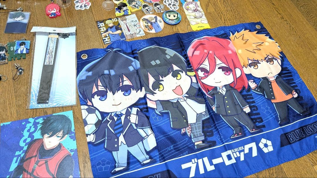 ブルーロック糸師凛他キャラクターグッズ大量まとめ売り(新品・未開封あり)