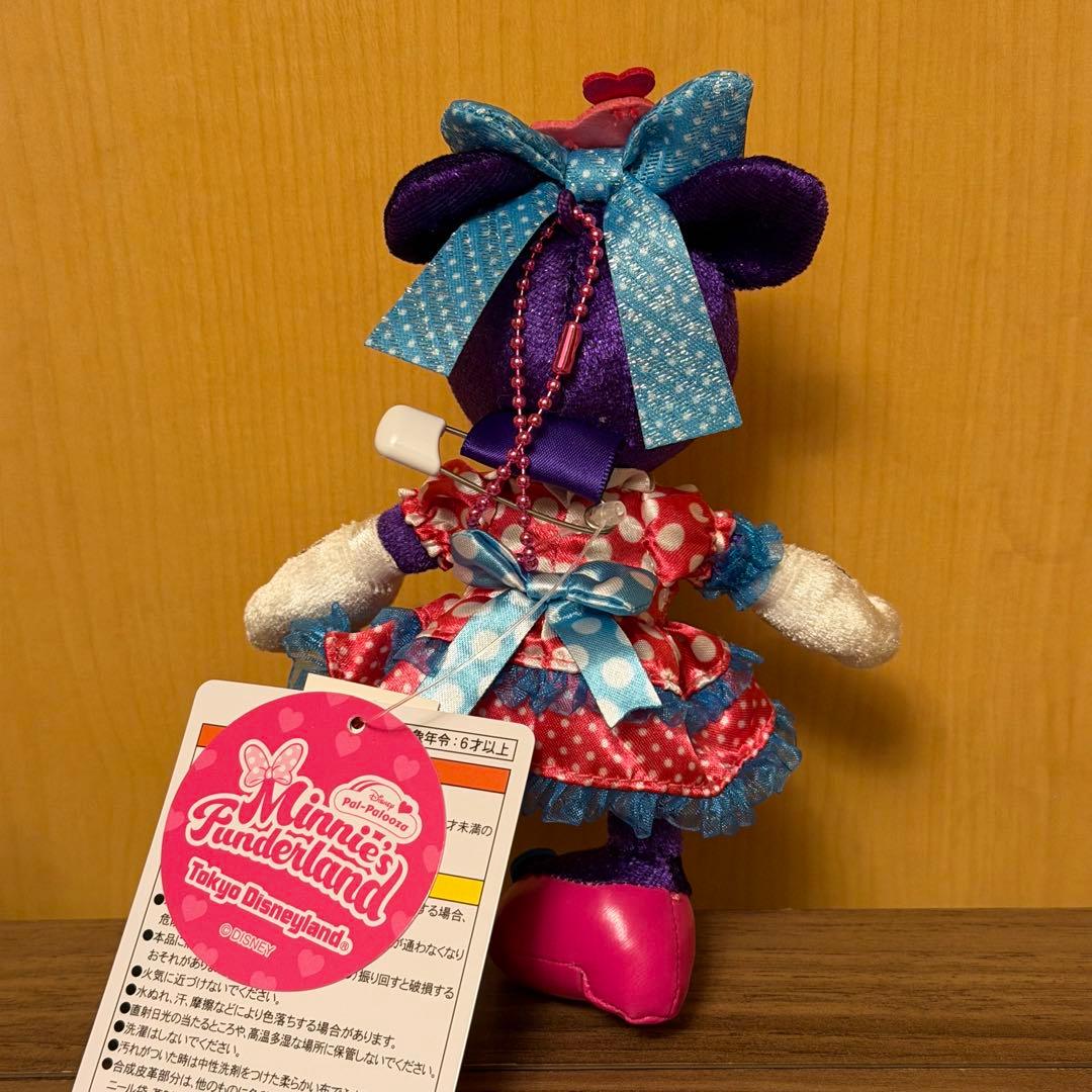 パルパルーザ　ミニーのファンダーランド　ぬいぐるみ　ぬいぐるみバッジ　4点セット