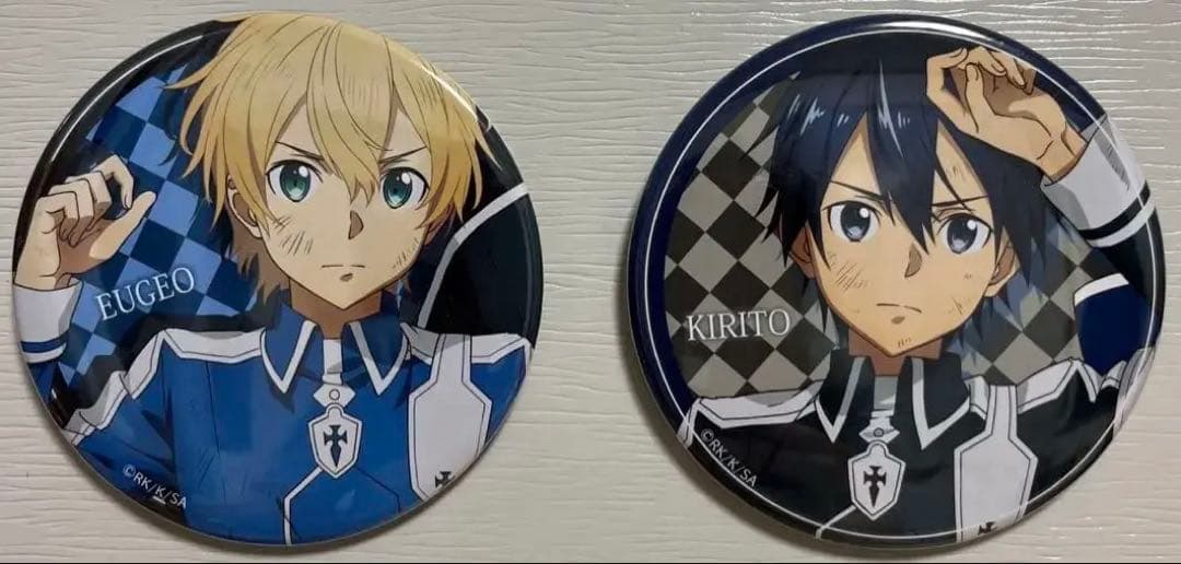 SAO ソードアートオンライン アリシゼーション キリト ユージオ 缶